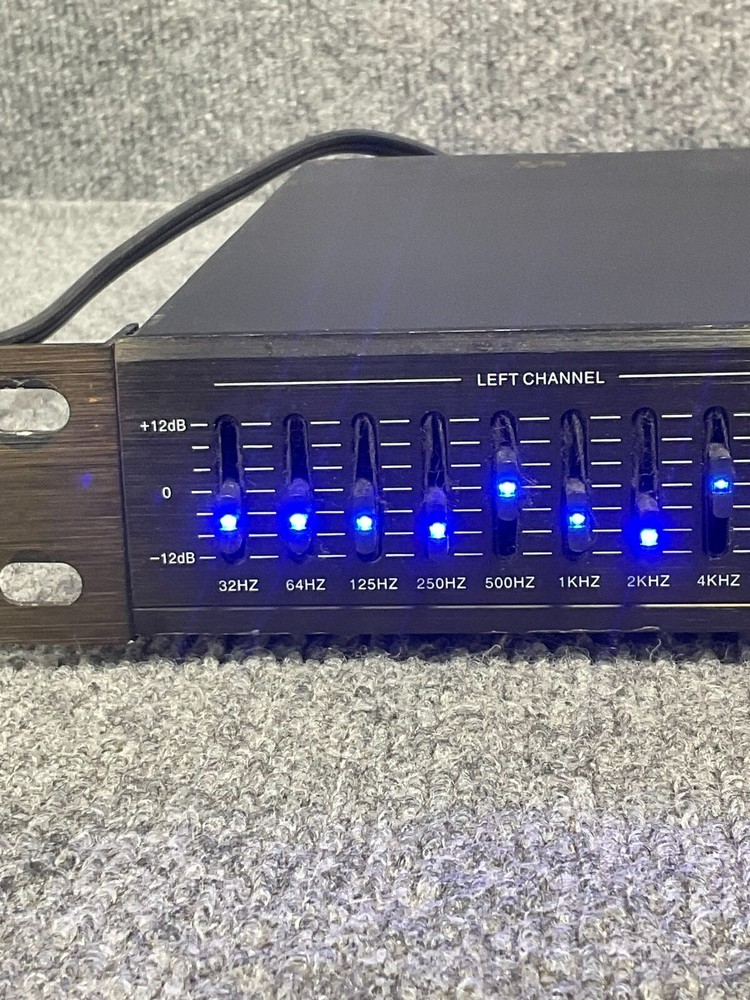 Pyle PPEQ100 Equalizer Audio Plug Broken Multiple Inputs – For Parts