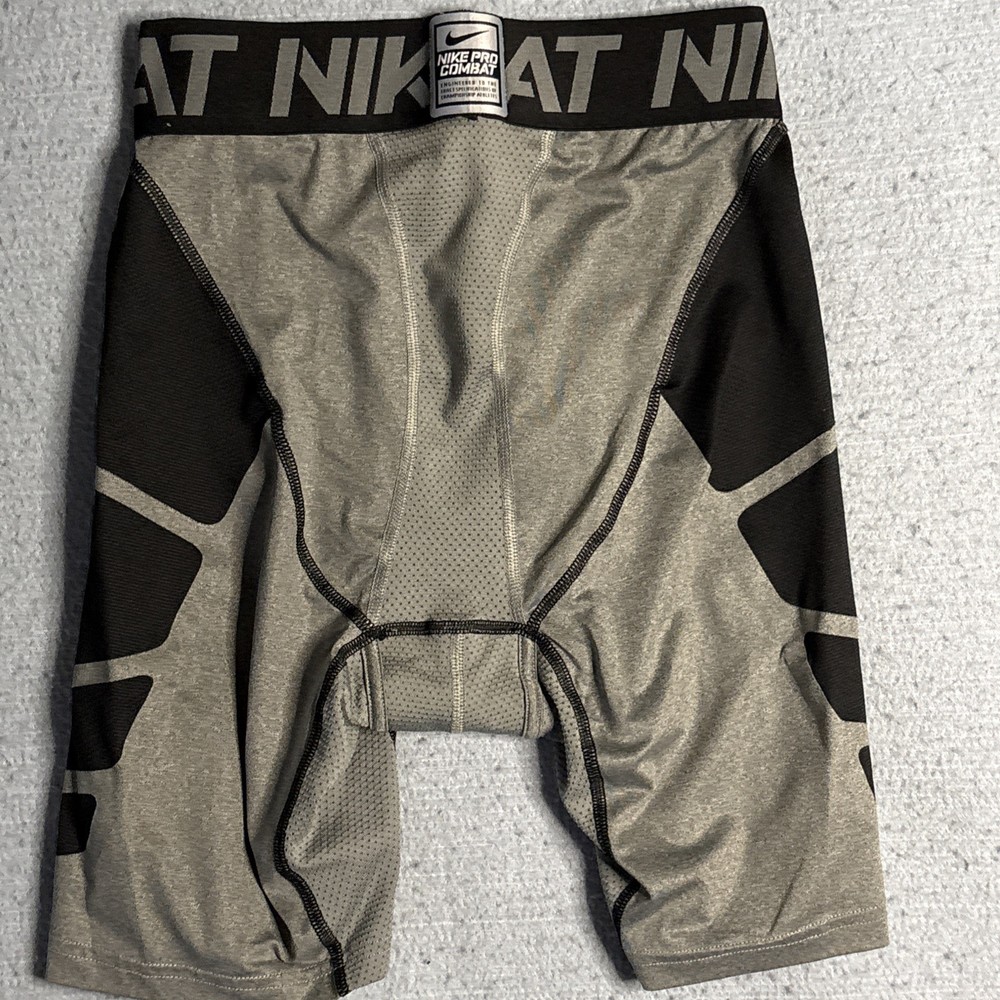 Nike Pro Combat Men’s Large Compression Shorts Gray/Black