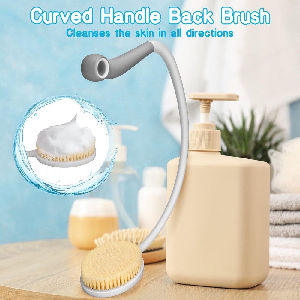 27 Inch Long Handle Back Scrubber Brush