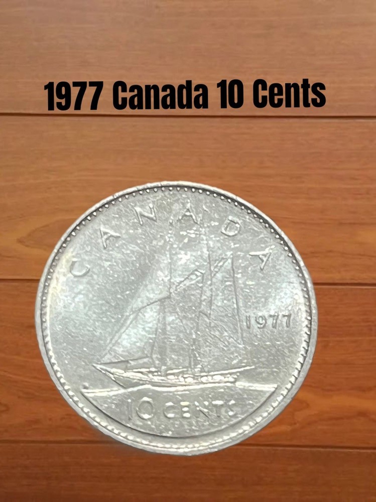 1977 Canada 10 cent Dime