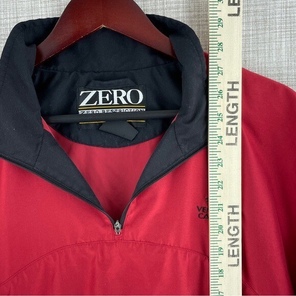 Zero Restriction Mens Size M golf windbreaker *stain 1672