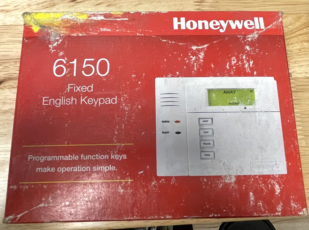 Honeywell 6150 Fixed English Keypad with Function Buttons