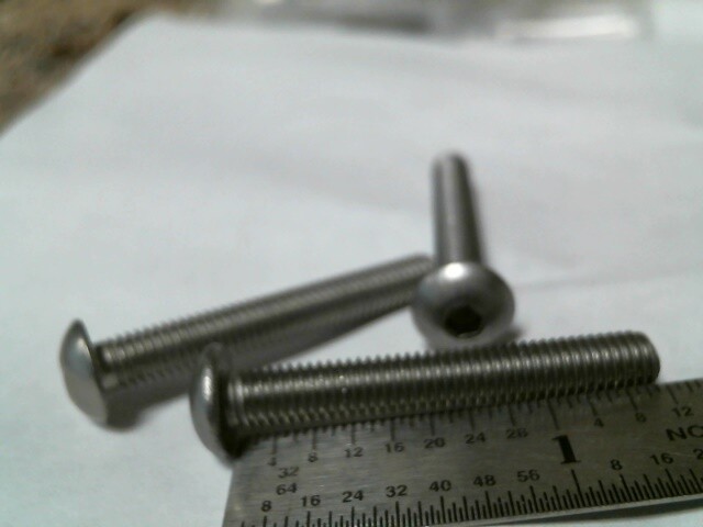 M5, M6 -   Stainless Steel Button Head Socket Cap Screws Metric ISO 7380 A2
