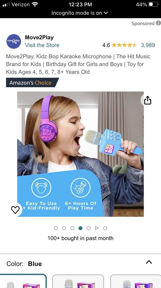 Kidz Bop Karaoke Microphone