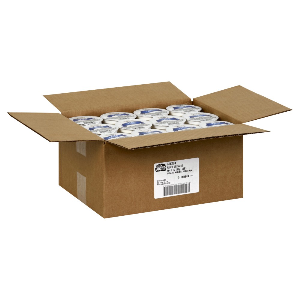 Heinz Ranch Dressing Cup, 2 Ounces, 60 Per Case