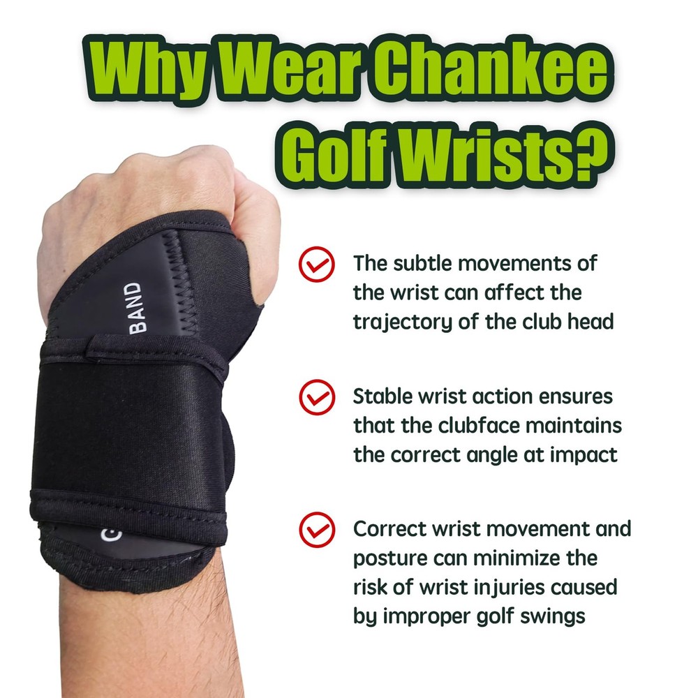 Adjustable Golf Wrist Training Aid for Swing Correction and Alignment Practice