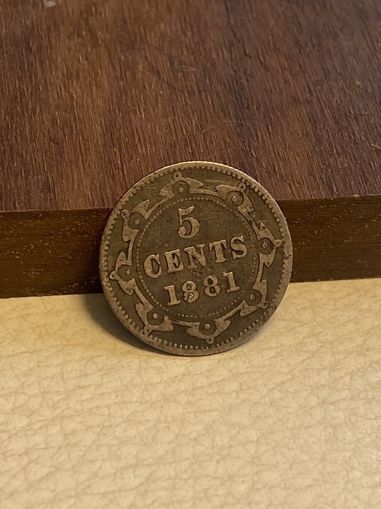 1881 Newfoundland 5 Cent