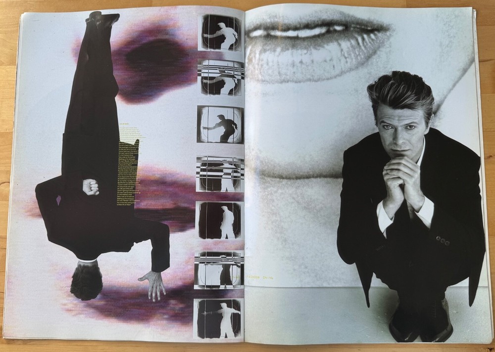 David Bowie Sound And Vision Tourl Official Program 1990
