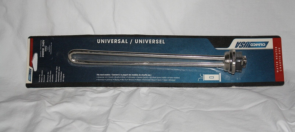 Camco 02282/02283 3500W 240V Screw-In Water Heater Element