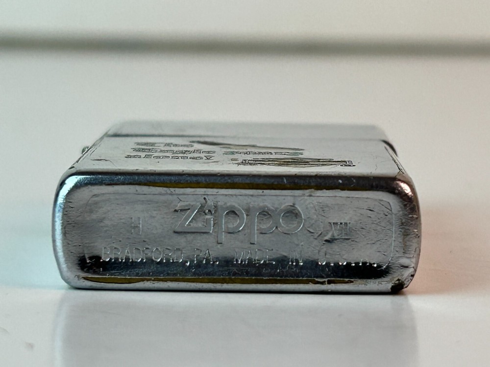 Zippo 1991 Harley Davidson "The Eagle Soars Alone" Cigarette Lighter, Original