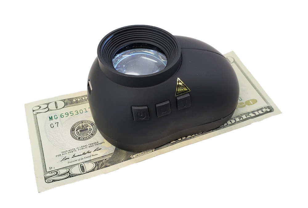 Vividia FM-110 Handheld Forensic Magnifier for Professional Document Examiners