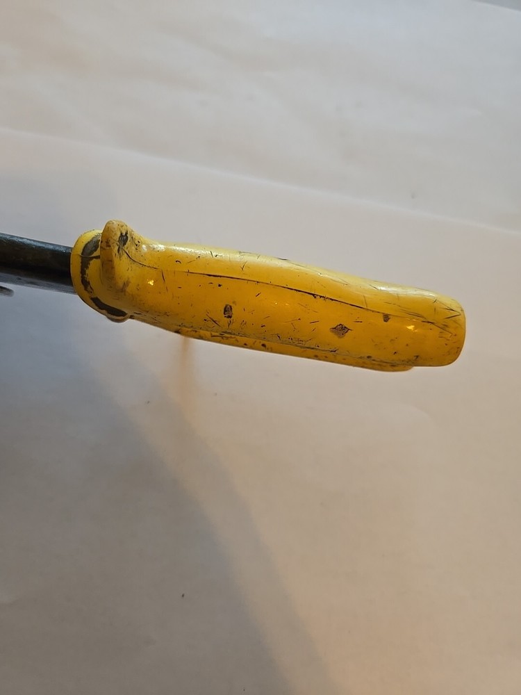 Mac Tools 10" Straight Tin Snips Pliers Yellow Handle Read Ad TS-3