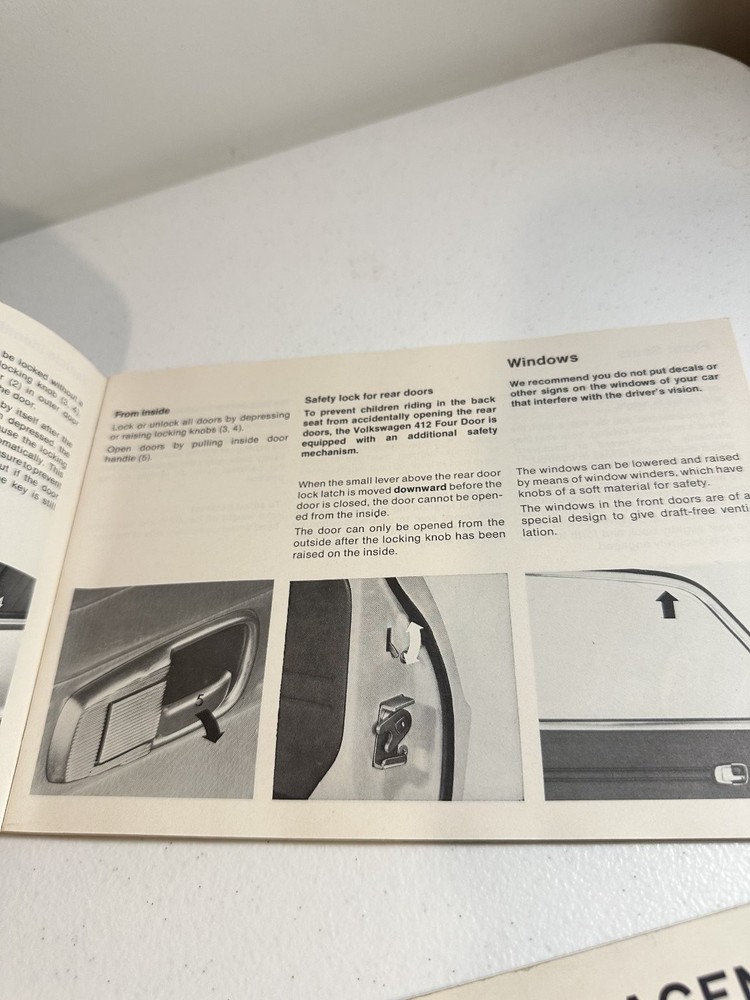 1974 Volkswagen Type 4 Owner's Manual Set