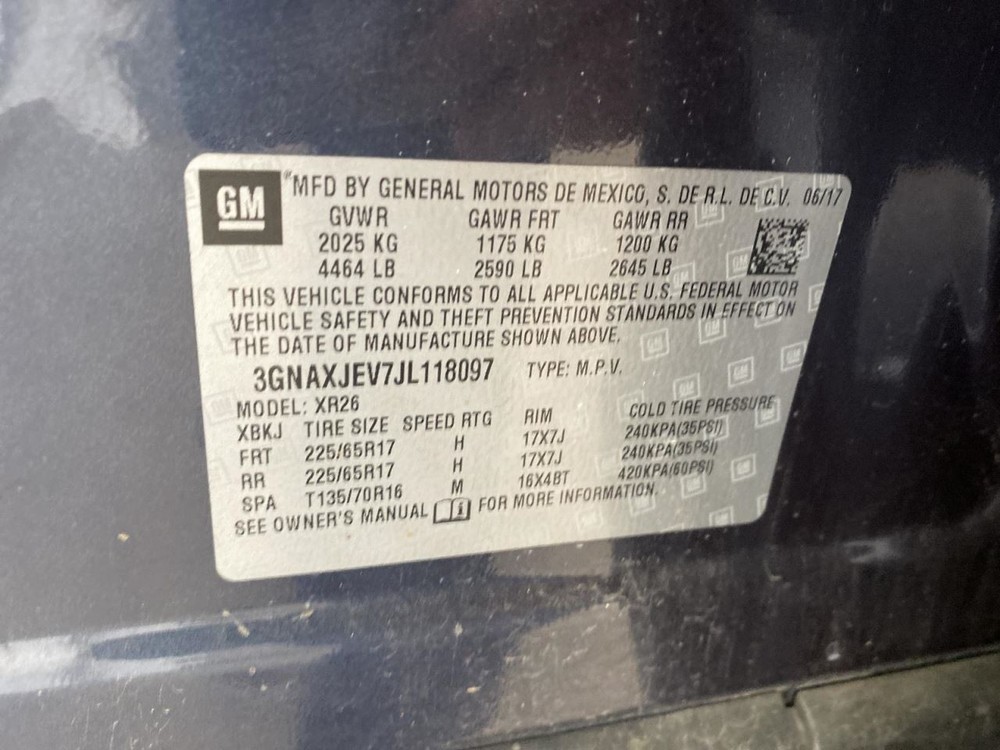 Complete Console Front Floor Fits 18-24 EQUINOX 1007788