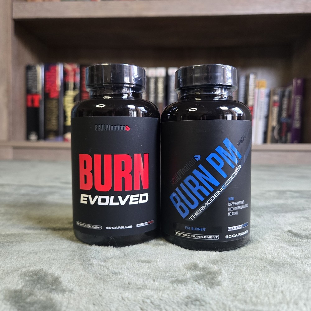 Sculptnation BURN EVOLVED & BURN PM 60 caps each Bundle New Sealed