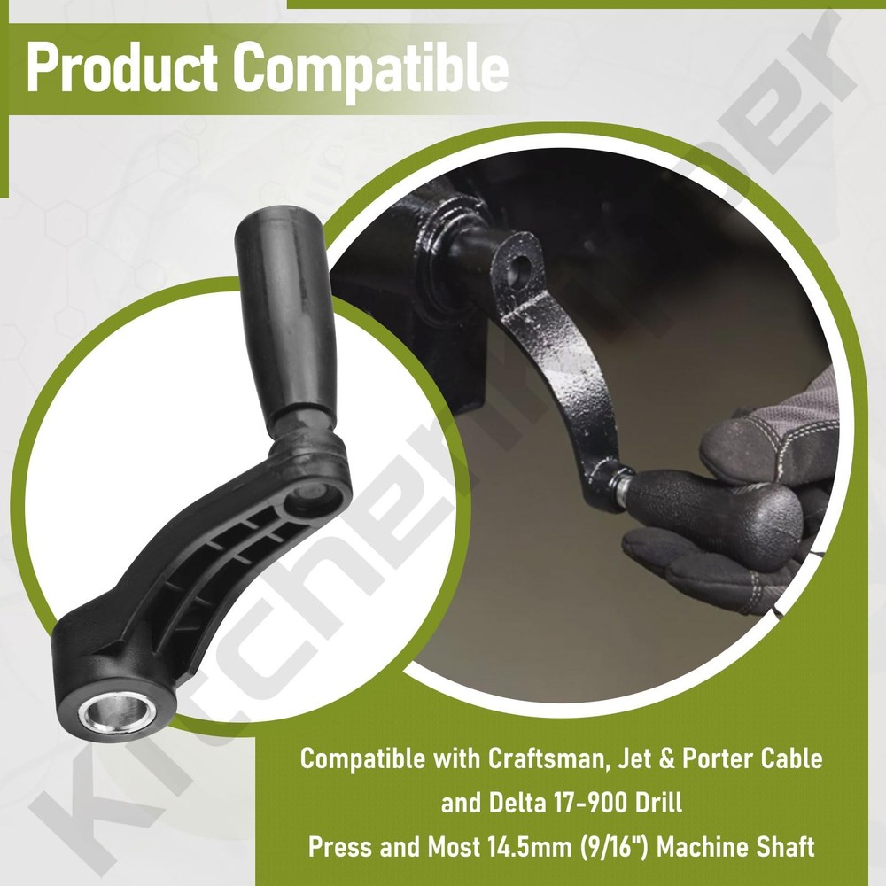10601009A1 514007742 Drill Press Crank Handle Compatible with Sears...