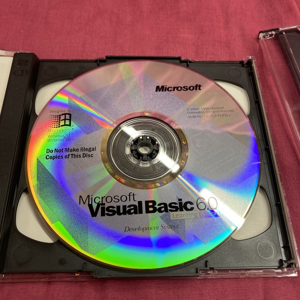 MICROSOFT VISUAL BASIC 6.0 LEARNING EDITION - w/CD KEY