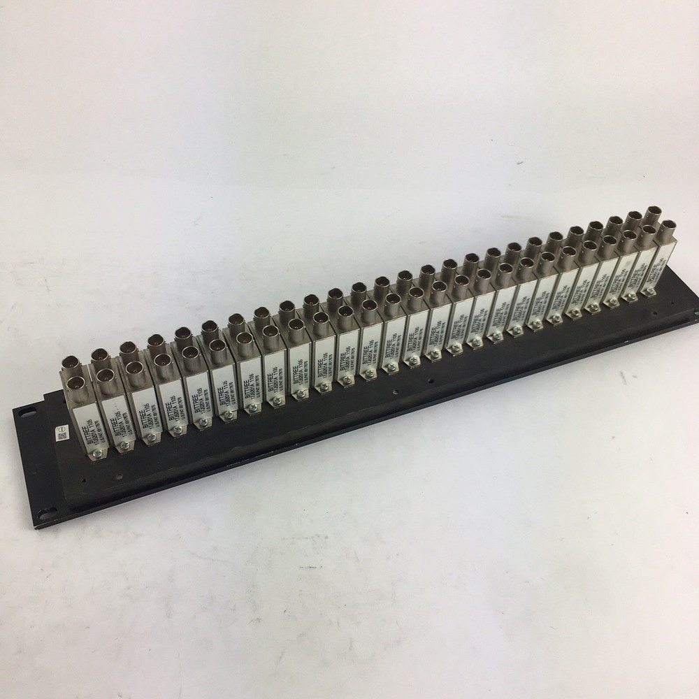 Bittree B52T-2WTHD 2x26 2RU Panel Black Normalling Terminating Audio Patchbay