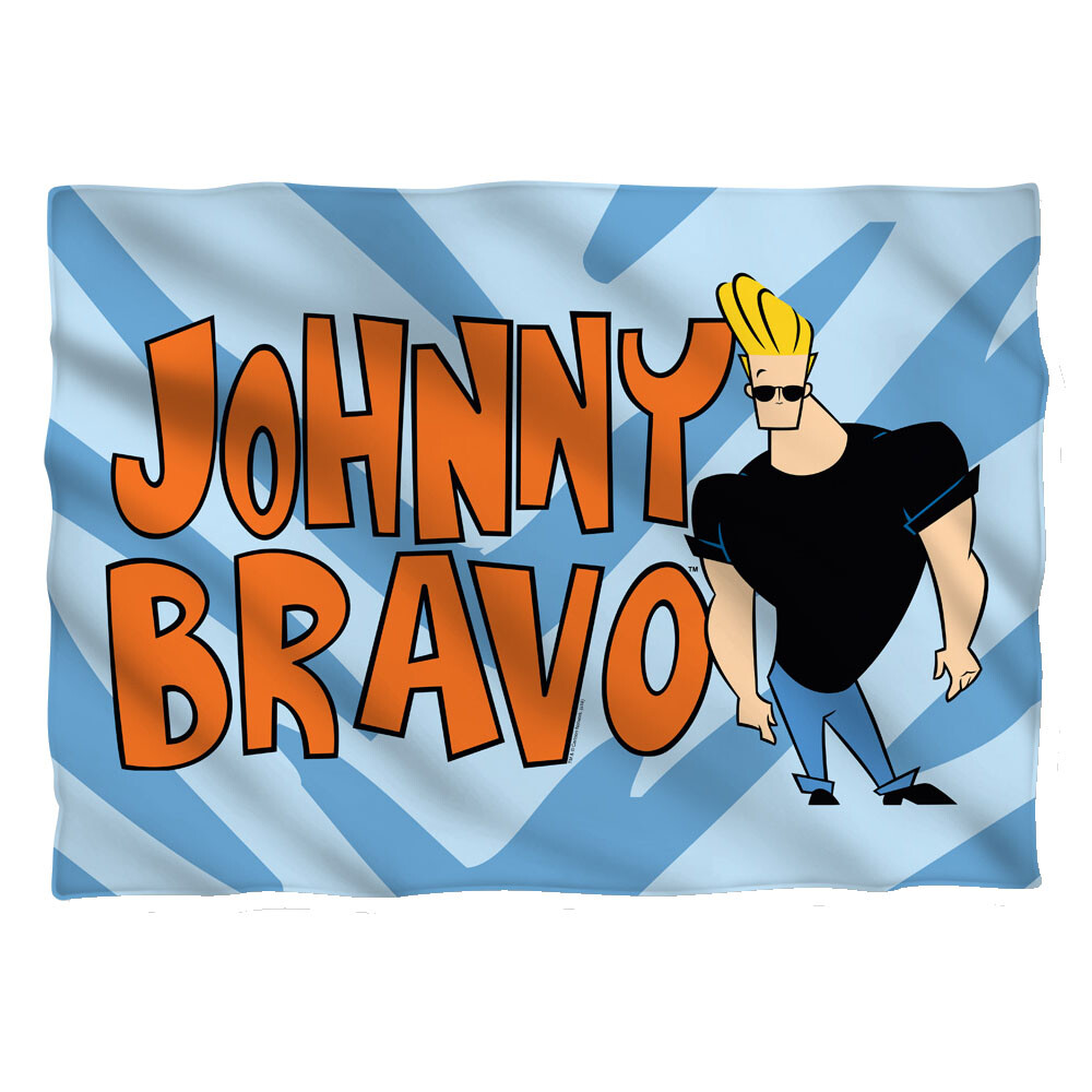 Johnny Bravo "Logo" Pillow Case - 20 x 28
