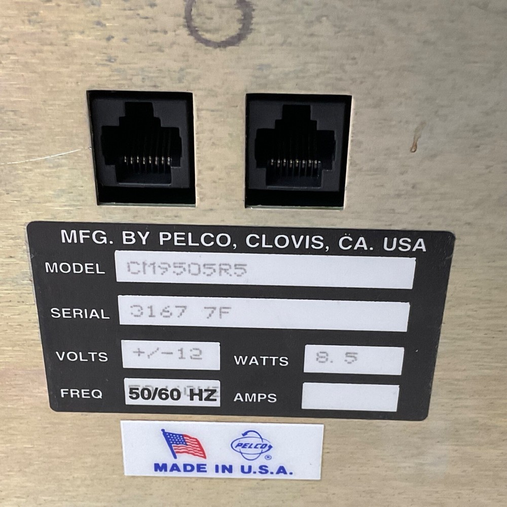 Pelco System 9500 camera control keyboard # CM9505R5