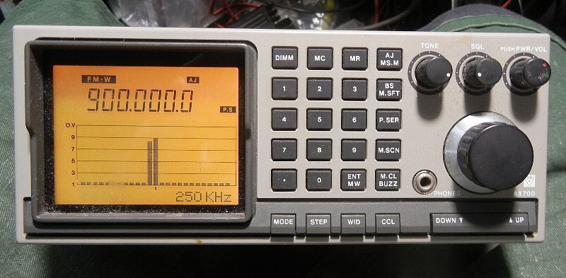 YAESU STANDARD AX-700B COMMUNICATIONS RECEIVER CONTINUOUS Working Confirmed