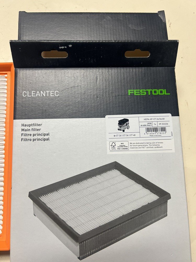 FESTOOL Main Filter HEPA-HF-CT 26/36/48