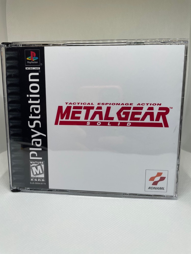 Metal Gear Solid PS1 Replacement Case - NO GAME NO MANUAL