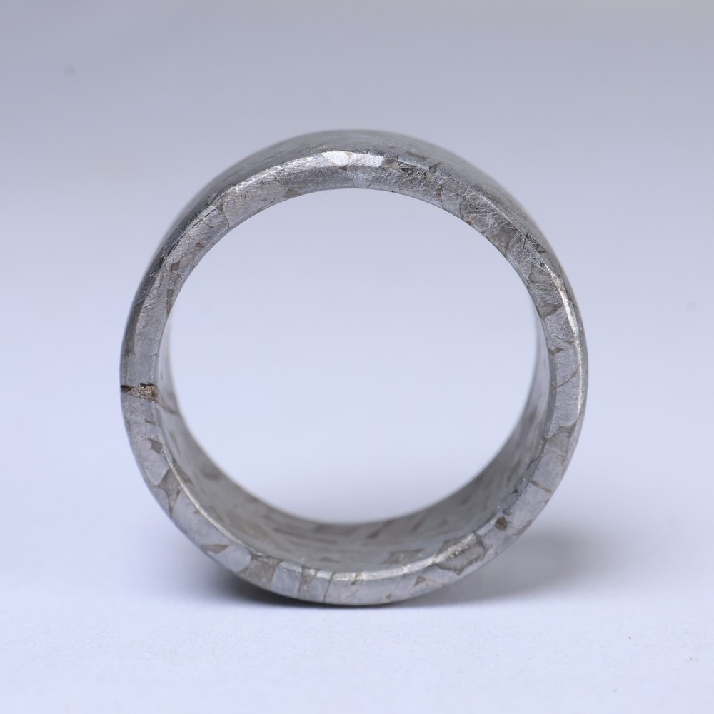 Meteorite Ring, Natural Muonionalusta meteorite,Personalized customization Ring