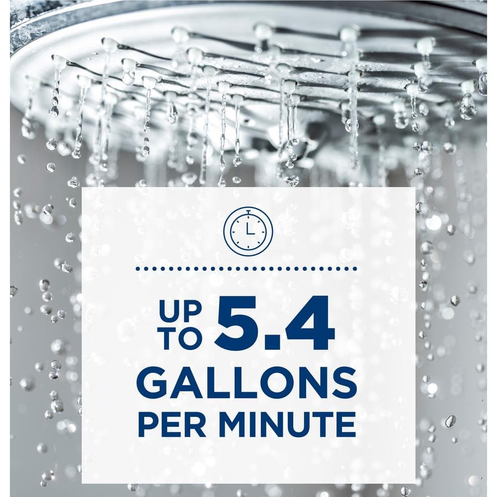 GE 5.4 GPM Tankless Electric Water Heater 27 kW 240V Whole Home Unit
