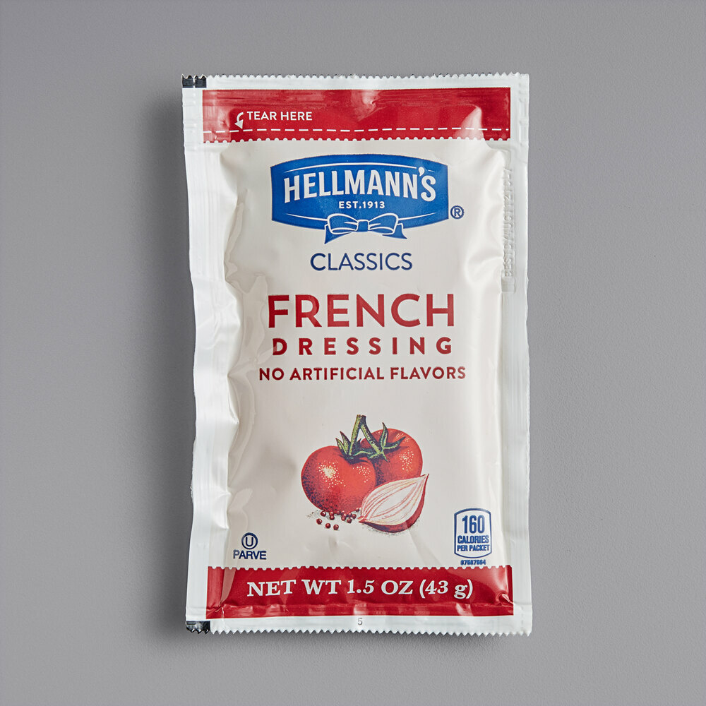 Hellmann's 1.5 oz. Salad Dressing 102/Case ( select flavor below)
