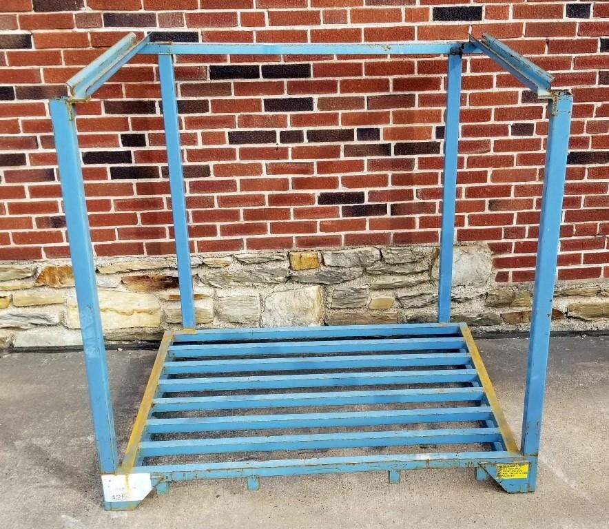 Portable Stack Rack Nestable Nesting Stacking Pallet Stack Warehouse Stacker