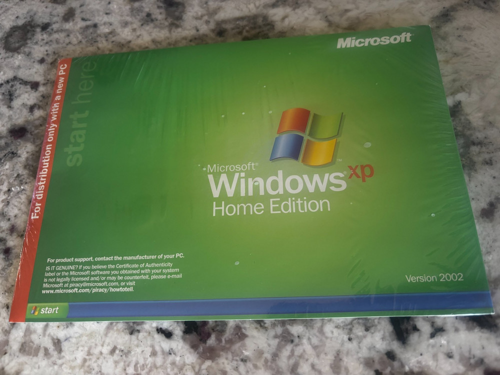 Microsoft Windows XP Home Edition Version 2002 - BRAND NEW