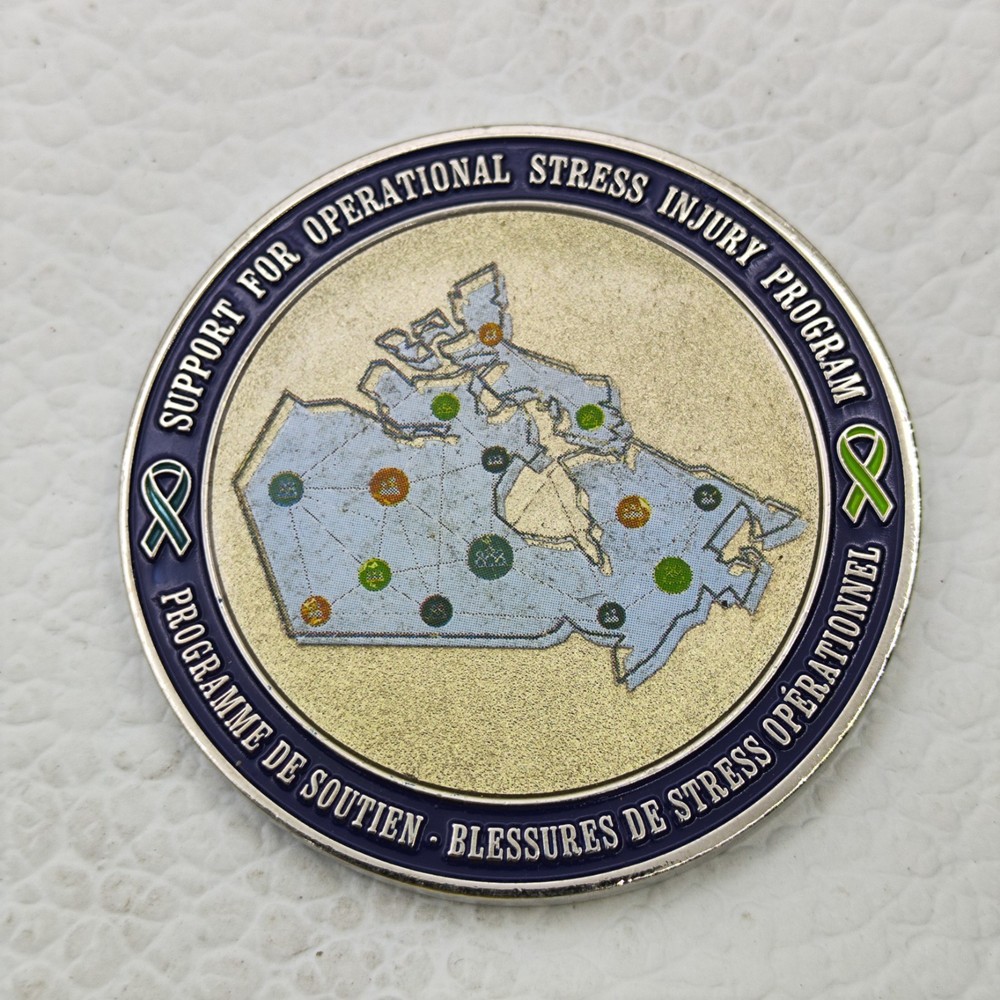 RCMP Operational Stress Injury Program Support Challenge Coin #2