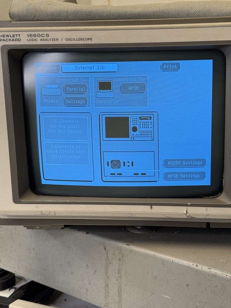 HP 1660CS Logic Analizer Oscillscope