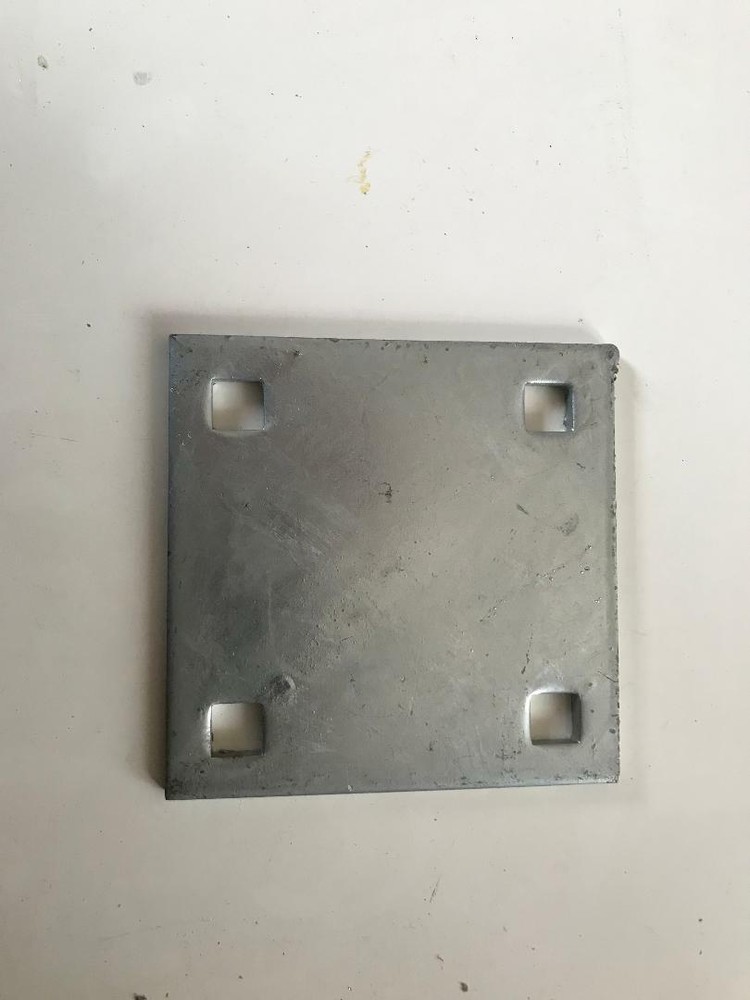 Galvanized Back-Up Plates - 1/4" x 5" x 5"