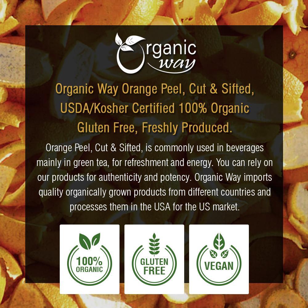 Organic Orange Peel (Cut & Sifted)