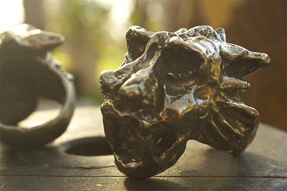 Handmade Bronze Lioness Ring
