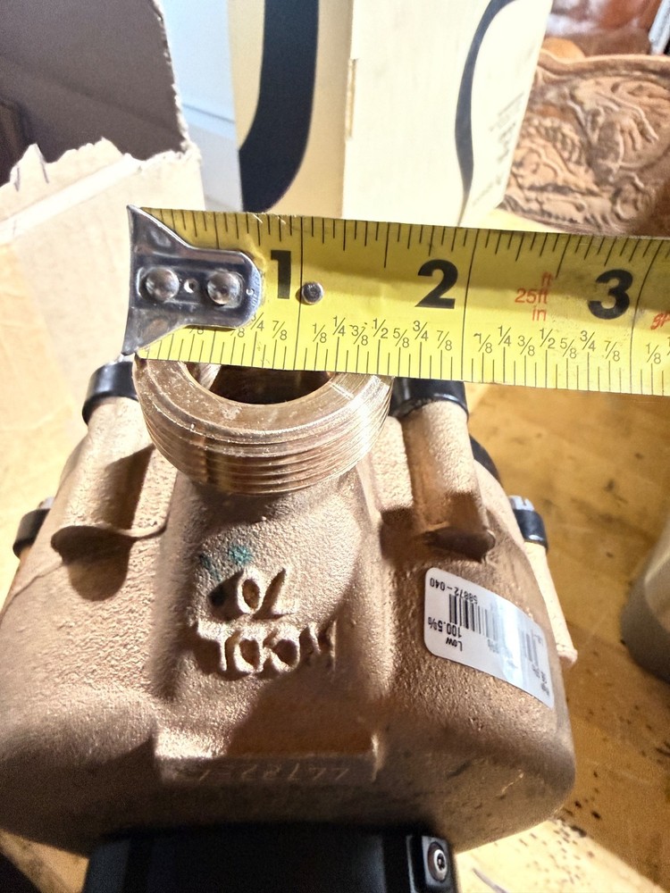 Badger Meter Bronze Flow Meter- 44782543