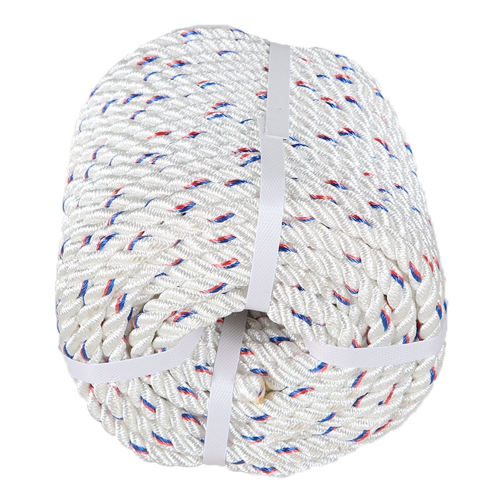 Double Braid Polyester Arborist Bull Rope 5/8"×150' Pulling Rigging Line 7200Lbs