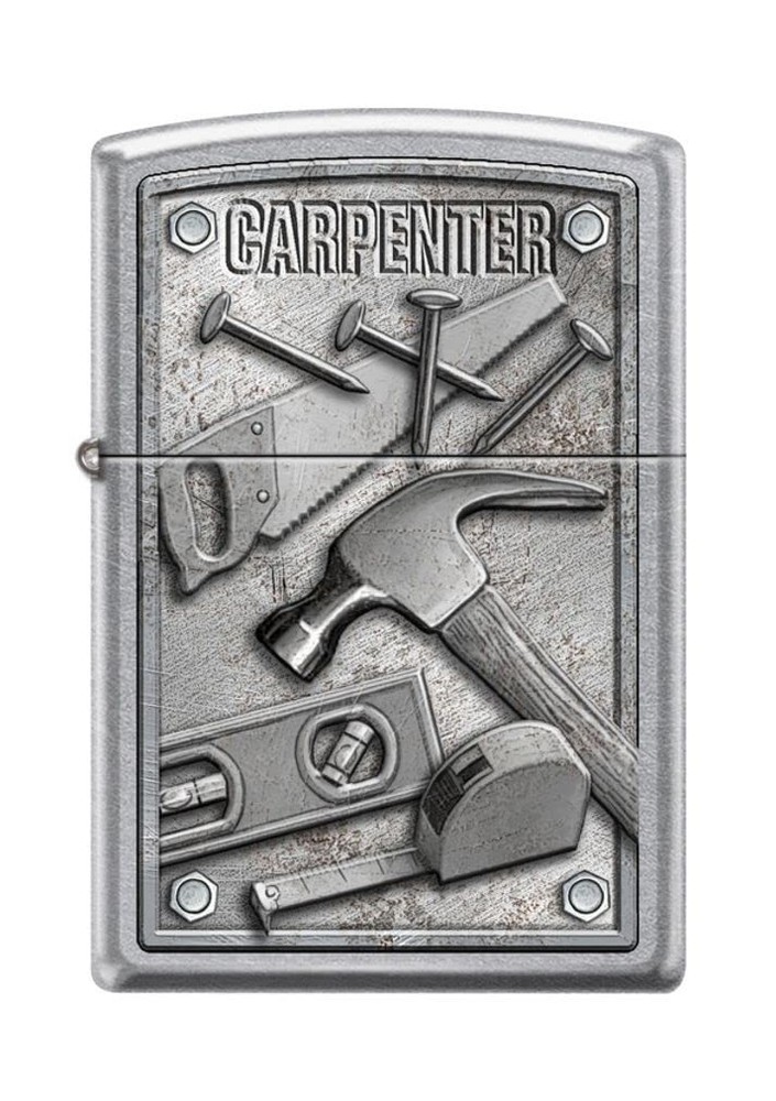 Zippo Lighter - Personalized Custom Message Engrave Carpenter Z5168