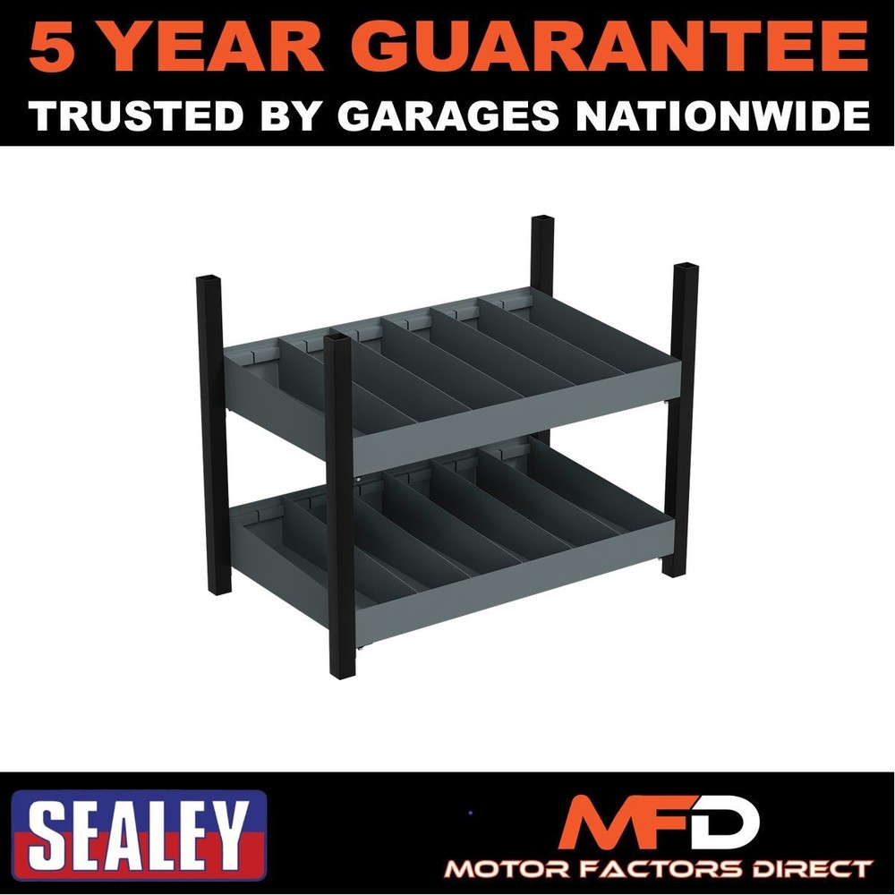 Sealey Modular Storage Mid Unit 2 Compartment Shelve 580mm APMRM4