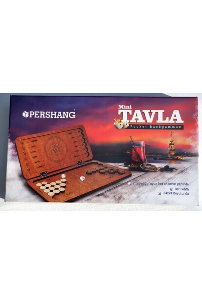 Exclusive Luxury Board Game. Handmade Mini Backgammon Set.