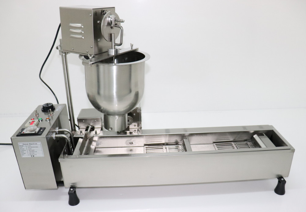 Automatic Stainless Steel Mini Donut Maker Donut Making Machine & 3 Moulds CE