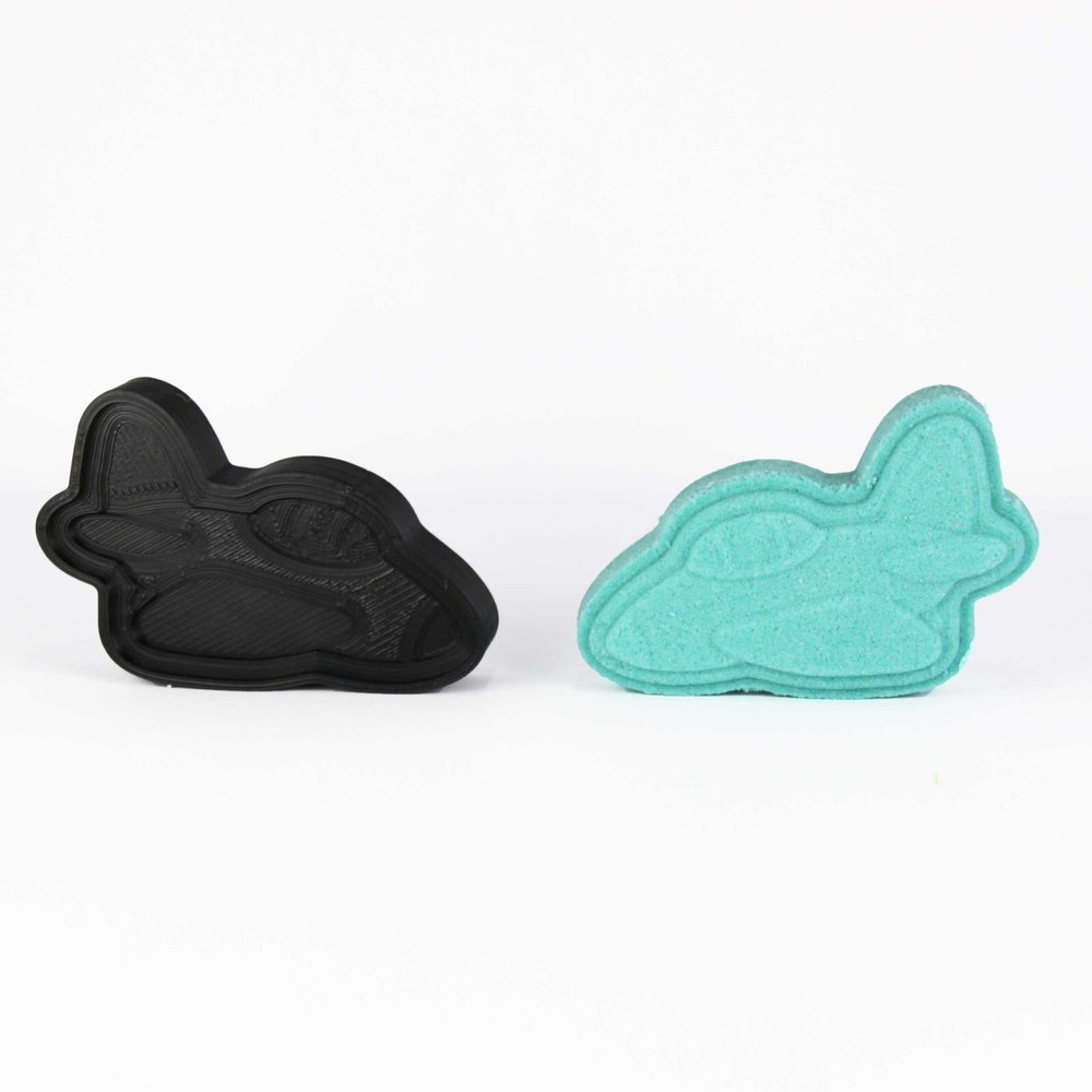 Airplane Bath Bomb Mold, DIY original BathBombs Set 3D Printed Kit