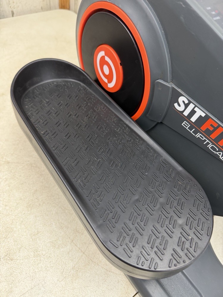 Sit Fit Compact Motorized Elliptical Pre-Owned Tested/Works w/Power Cable Good!