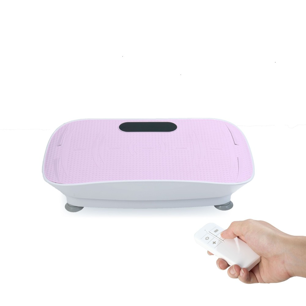 Vibration Platform 10 Frequency Fat Burner Machine Silent Pink