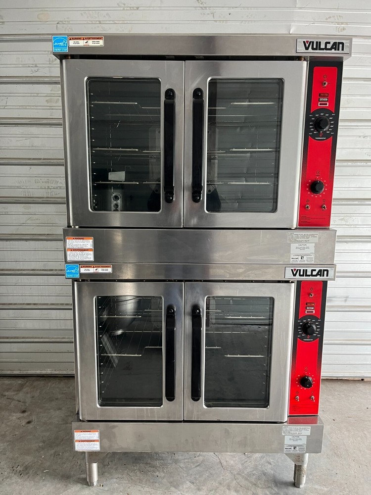 Vulcan double deck gas convection oven