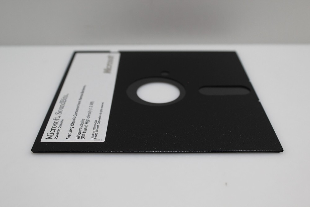 Microsoft SoundBits: Sound Clip Collection 5 1/4" Floppy Disk - Microsoft, 1992