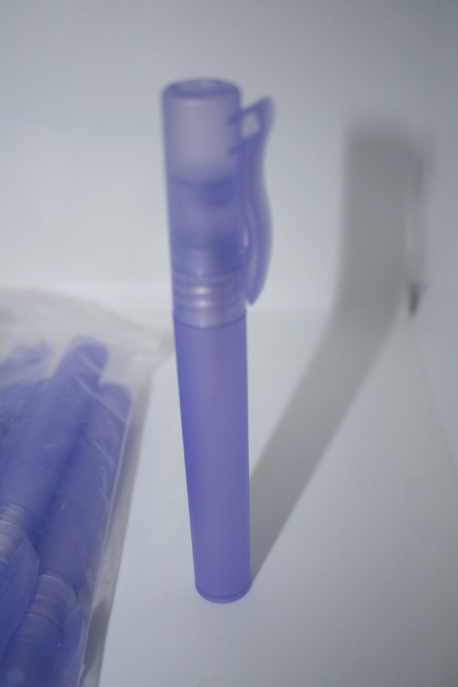 10 Pcs Pen Clip Fine Mist Plastic Atomizer Vials Empty Perfume Sample Tube