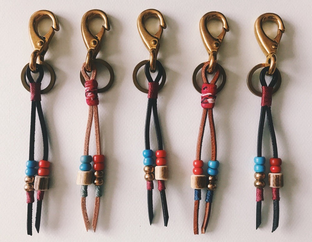 Handmade Leather keychain